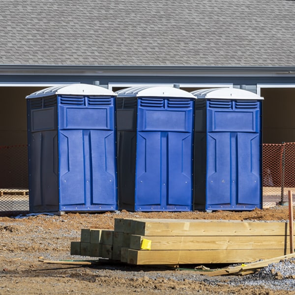 what is the maximum capacity for a single porta potty in Chatham MA